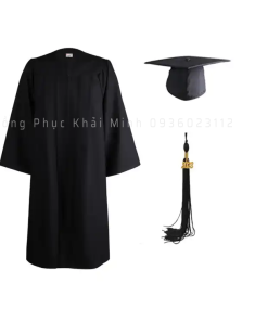 MẪU ÁO TỐT NGHIỆP MÀU ĐEN TUYỀN